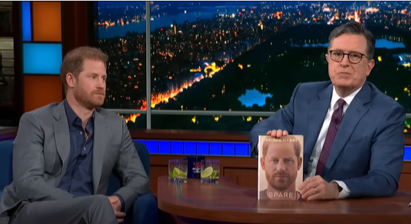 Prince Harry Takes The Colbert Questionaire